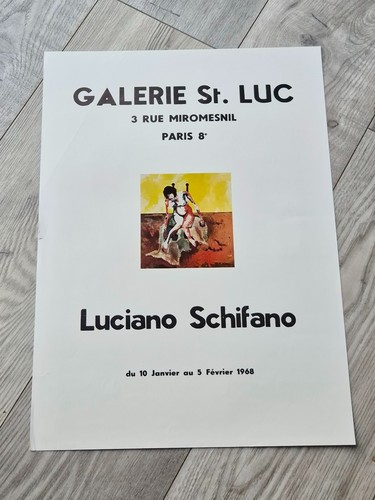 Affiche originale luciano - originale,
