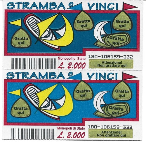 Gratta vinci stramba - e,