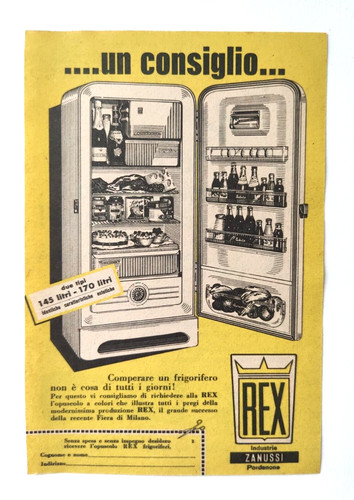 Pubblicita rex frogorifero - pubblicita',