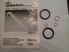 NEWFORM PAGODA 1810 SET GUARNIZIONI DI RICAMBIO MISCELATORE LAVELLO SPAREPARTS
