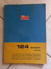 Catalogo Parti di Ricambio Ricambi Carrozzeria Fiat 124 Sport  Coupè 1967 Origin
