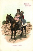 ITALIE  SASSARI  costume di
