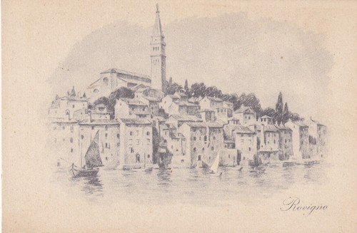 Cartolina rovigno opera - di, ,opera