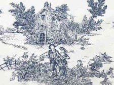Toile de Jouy Blu Resinato