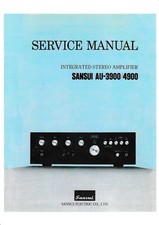 Service Manual-Anleitung für Sansui AU-3900,AU-4900