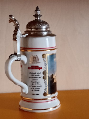 Boccale birra ceramica con - birra,