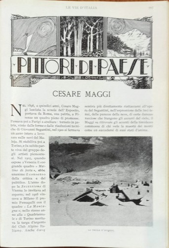 Pittori paese cesare maggi - cesare,
