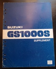 Suzuki GS1000S 1979 supplement