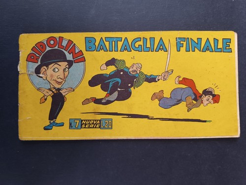 Fumetto ridolini battaglia - fumetto,