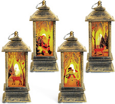 4 Pezzi Lanterna LED Vintage