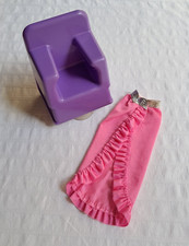 1982 Gonna e poltrona Barbie Twirly Curls Superstar Mattel