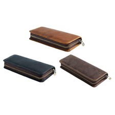 Matita a Matita Pennarello in Pelle in Pelle Grande Capacità di Cartoleria