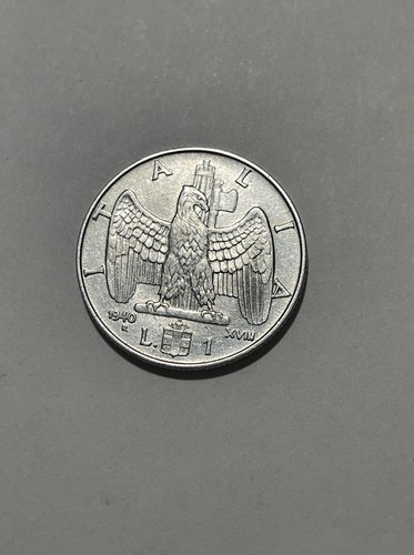 Moneta lira una 1940 - moneta, 1