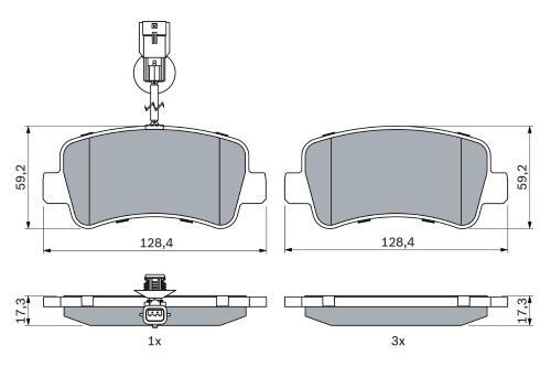 Bosch pastiglie freno - bosch,