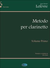 JEAN XAVIER LEFEVRE - METODO PER CLARINETTO VOL. 1