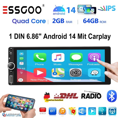 Din ips touchscreen - 6.86",