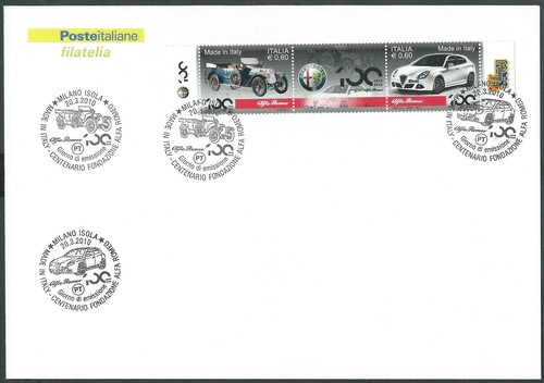 2010 italia fdc poste - 2010, italiane