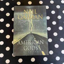 American Gods by Neil Gaiman SIGNED 2001 Hardcover First Edition, First Printing