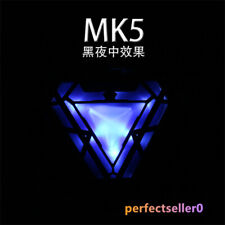 Iron Man Arc Reactor 1:1 luce LED indossabile MK50 Cos lampada petto Tony Stark cuore
