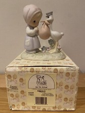 Precious Moments Joy on Arrival #523178 Stork Baby 1990 Vintage + Original Box