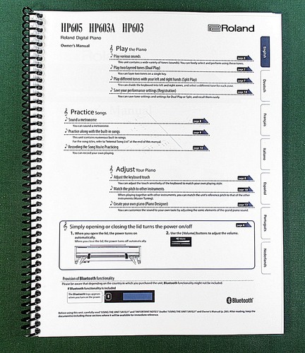 Roland hp605 hp603a - roland, hp603