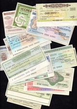 MINI ASSEGNI - BANCHE VARIE