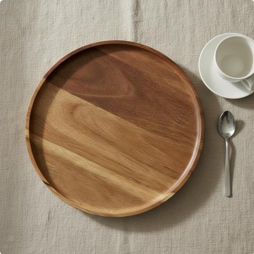 Vassoio rotondo legno - rotondo,