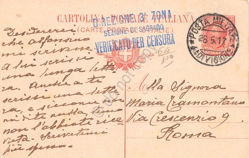 Regno 1917 cartolina - regno,