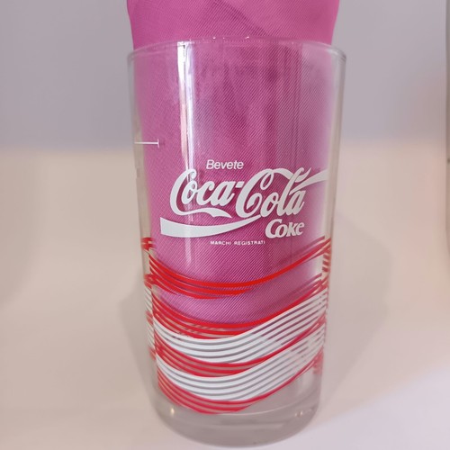 Bicchiere coca cola onde - cola,