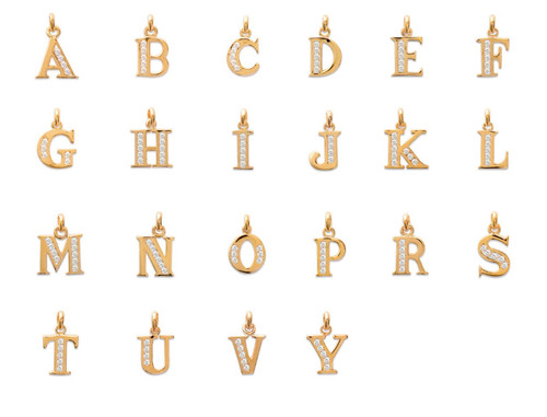 Pendente lettere maiuscole - pendente,