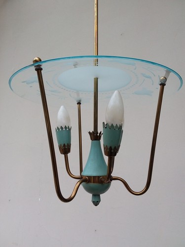 Lampadario vintage anni - anni, 50/60