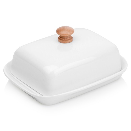 Burriera ceramica bianca - burriera,