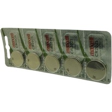 Pack de 5 piles maxell pour