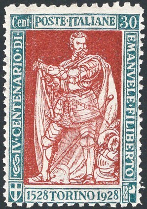 Italia 1928 emanuele - italia, filiberto