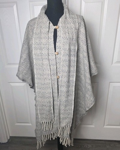 Poncho tessile adulto taglia - poncho,