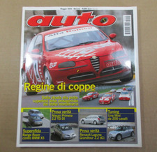 Rivista AUTO maggio 2002 Range Rover BMW X5 Nissan Primera Renault Laguna Mini