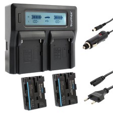 2x Batteria + Caricatore per