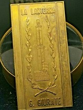 MEDAGLIA OLD DISTINTIVO  PROVA (58) LA LANTERNA GUARDIE GIURATE LIGURIA GENOVA