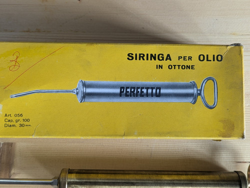 Siringa per olio pompa manuale - siringa,