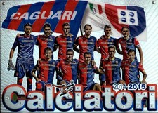 cartolina postcard CALCIATORI PANINI 2014/15 #2/20 Cagliari