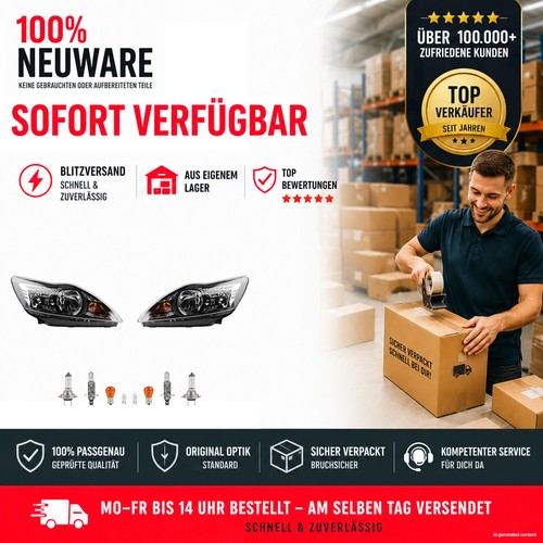 Set fari anteriori alogeni - fari,