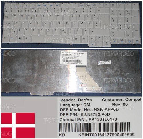 Tastiera qwerty danese acer - tastiera,