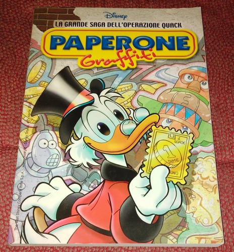 Paperone graffiti grande - paperone, graffiti: