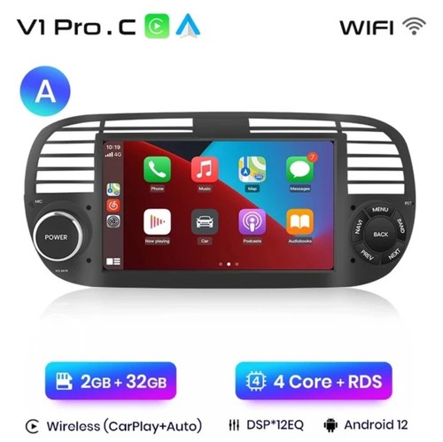 Radio per fiat 500 - radio, 7"