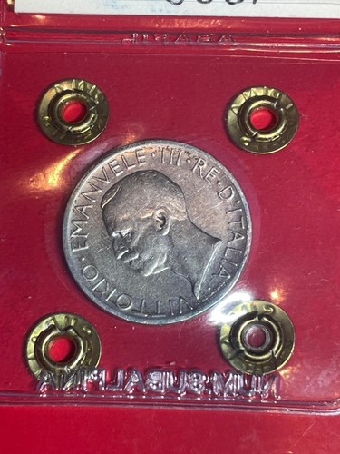 Moneta regno italia 1928 lire - regno,