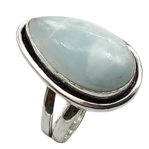 Anello larimar pietra preziosa - larimar,