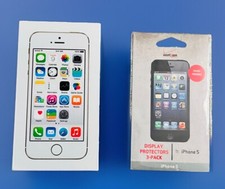 iPhone 5S Gold 32 GB SOLO SCATOLA e protezioni display Verizon confezione da 3 con pulizia schermo