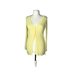 Cardigan da donna fresco giallo leggero maglia larg aperta estiva Vintage nuova