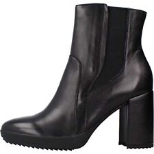 STONEFLY TRONCHETTO DONNA IN PELLE NERA CON TACCO ALTO 214501 SOLO N. 35