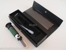 Rifrattometro professionale doppia scala 0-27°Babo / 0-32% Brix made in Italy 